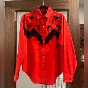 Vintage Retro Panhandle Slim Medium Pearlsnap